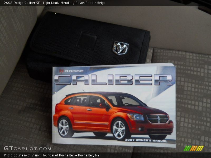 Light Khaki Metallic / Pastel Pebble Beige 2008 Dodge Caliber SE