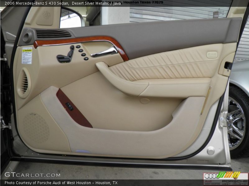 Desert Silver Metallic / Java 2006 Mercedes-Benz S 430 Sedan