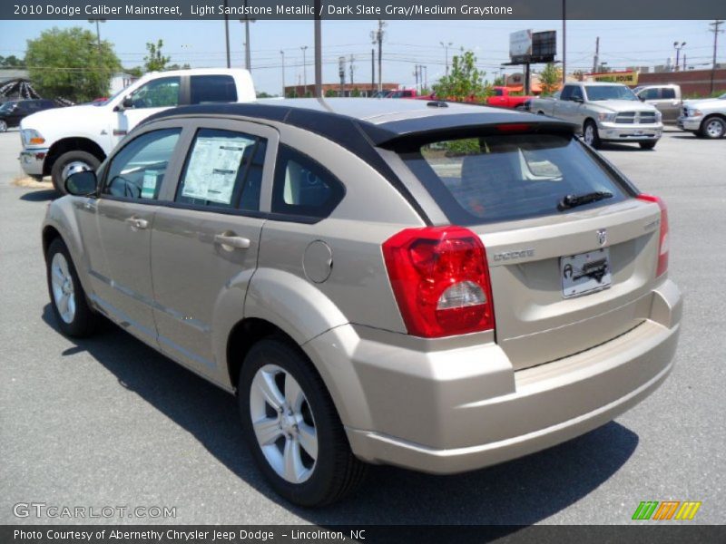 Light Sandstone Metallic / Dark Slate Gray/Medium Graystone 2010 Dodge Caliber Mainstreet