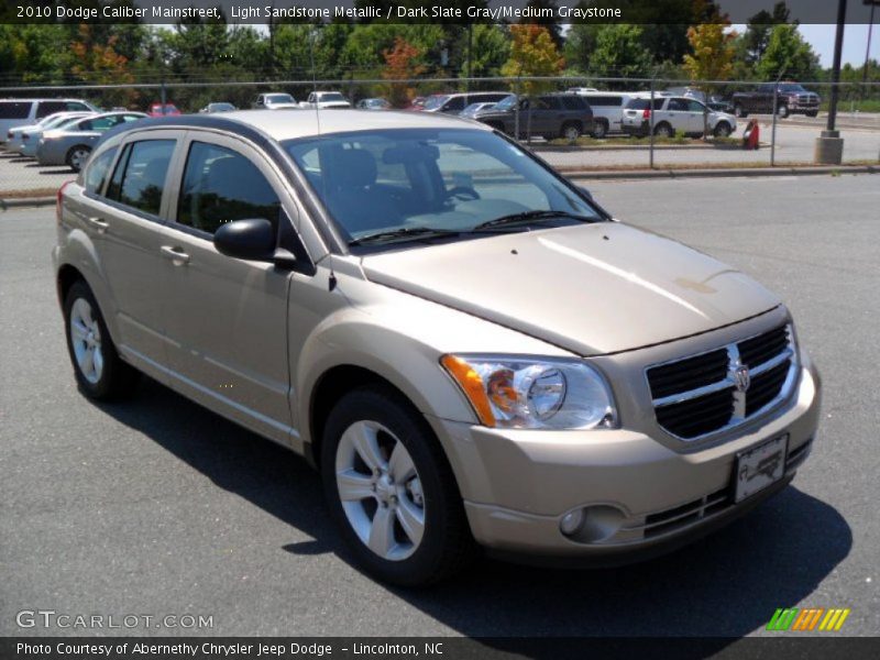 Light Sandstone Metallic / Dark Slate Gray/Medium Graystone 2010 Dodge Caliber Mainstreet