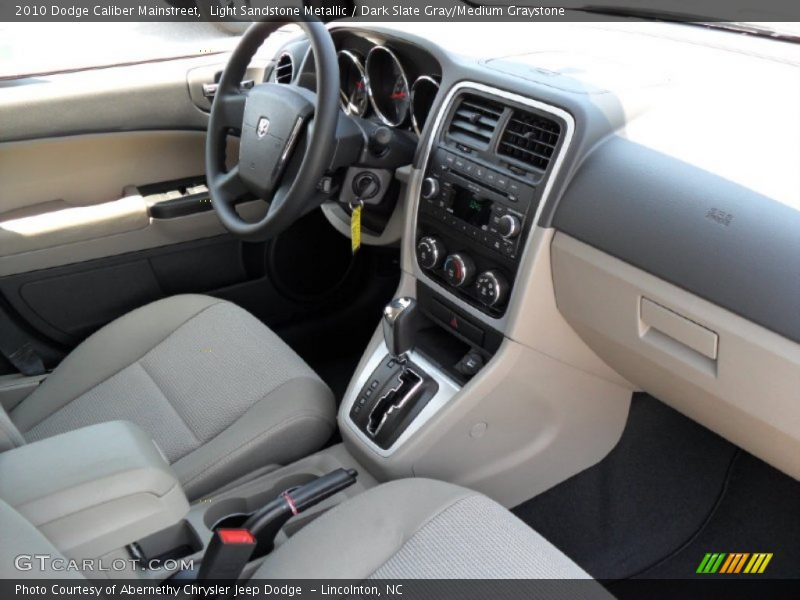 Light Sandstone Metallic / Dark Slate Gray/Medium Graystone 2010 Dodge Caliber Mainstreet