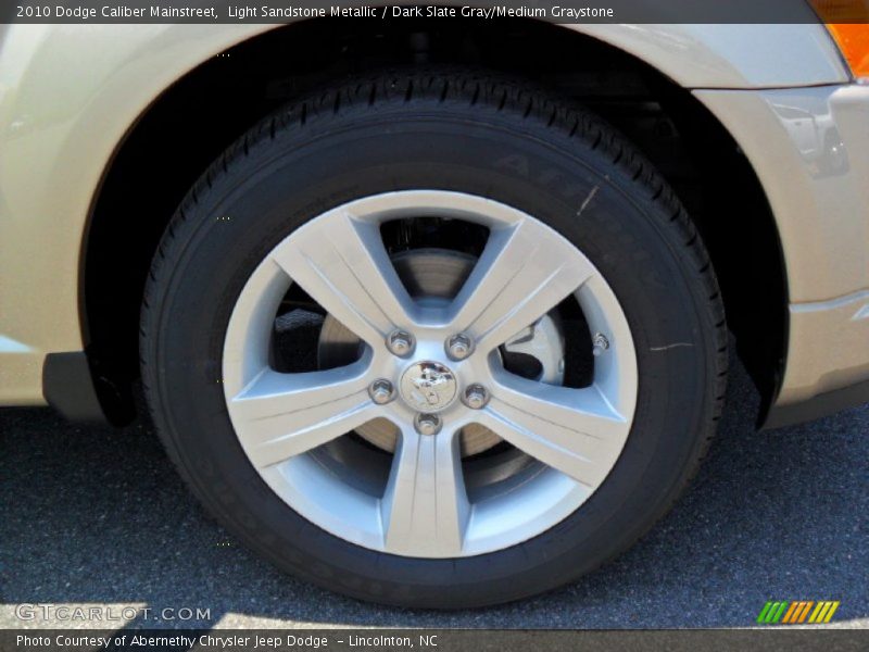 Light Sandstone Metallic / Dark Slate Gray/Medium Graystone 2010 Dodge Caliber Mainstreet