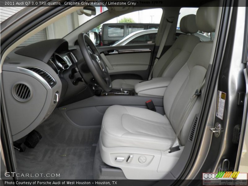 Graphite Grey Metallic / Limestone Grey 2011 Audi Q7 3.0 TFSI quattro