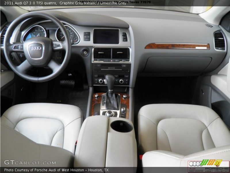 Graphite Grey Metallic / Limestone Grey 2011 Audi Q7 3.0 TFSI quattro