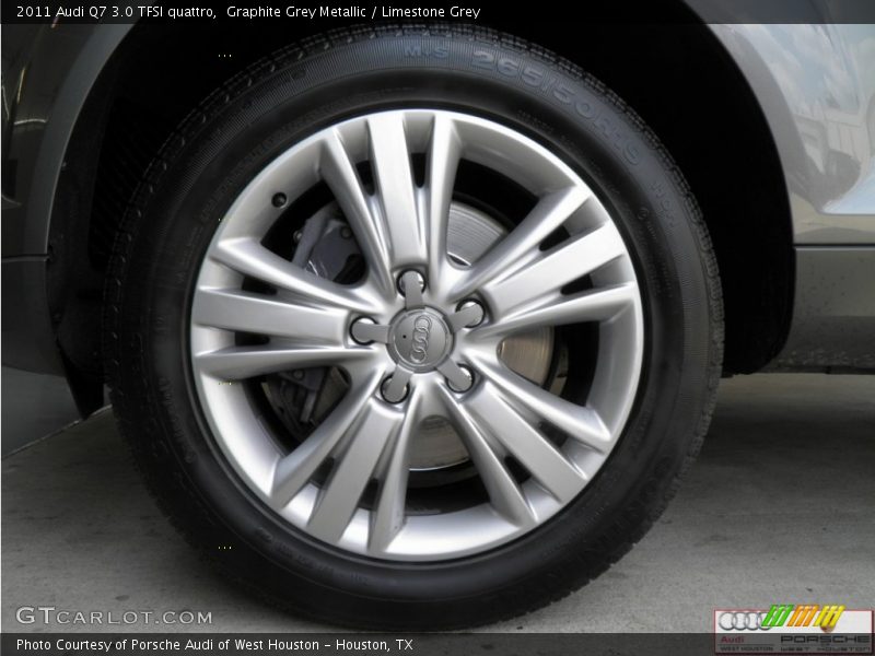 Graphite Grey Metallic / Limestone Grey 2011 Audi Q7 3.0 TFSI quattro