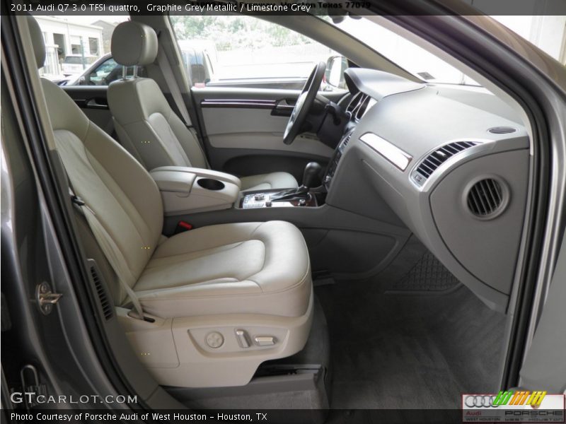 Graphite Grey Metallic / Limestone Grey 2011 Audi Q7 3.0 TFSI quattro