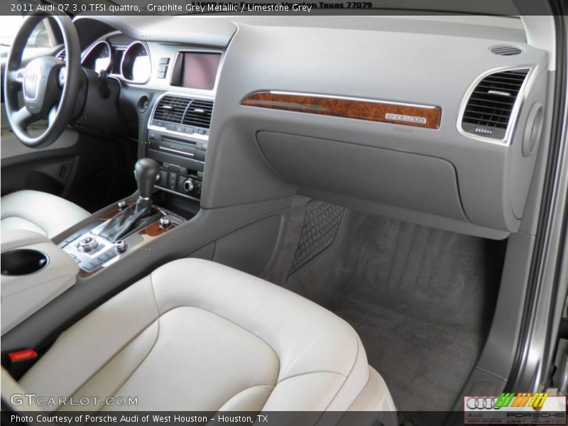 Graphite Grey Metallic / Limestone Grey 2011 Audi Q7 3.0 TFSI quattro