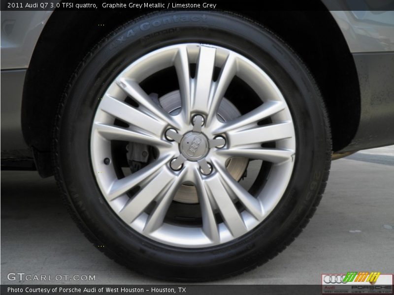 Graphite Grey Metallic / Limestone Grey 2011 Audi Q7 3.0 TFSI quattro