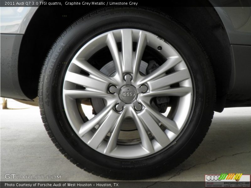 Graphite Grey Metallic / Limestone Grey 2011 Audi Q7 3.0 TFSI quattro