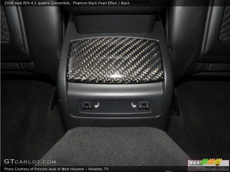 Phantom Black Pearl Effect / Black 2008 Audi RS4 4.2 quattro Convertible