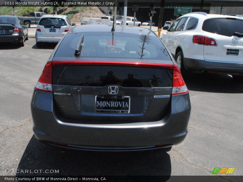 Polished Metal Metallic / Gray 2010 Honda Insight Hybrid LX