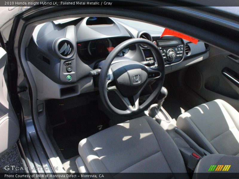 Polished Metal Metallic / Gray 2010 Honda Insight Hybrid LX