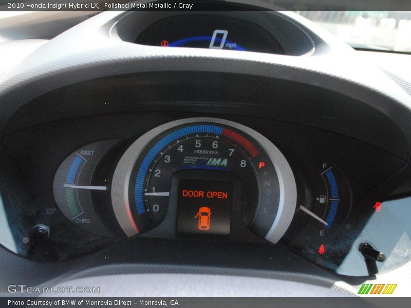 Polished Metal Metallic / Gray 2010 Honda Insight Hybrid LX