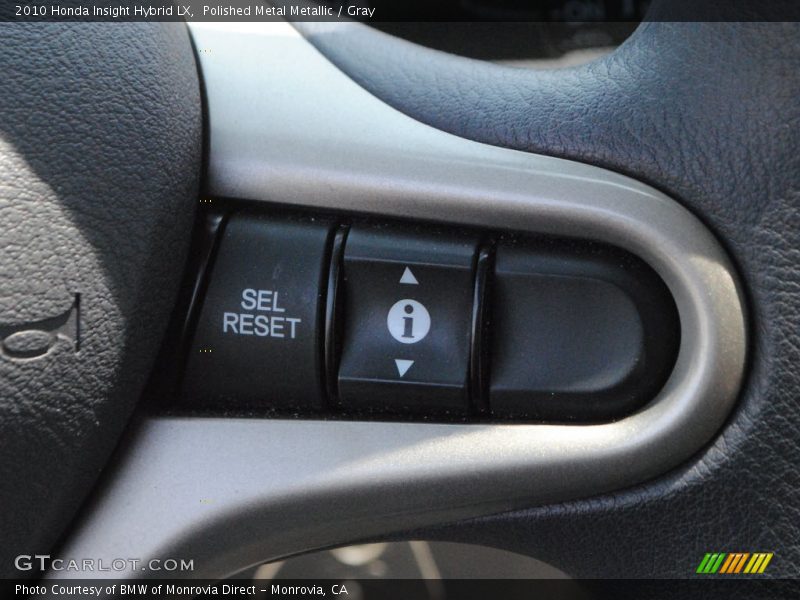 Polished Metal Metallic / Gray 2010 Honda Insight Hybrid LX