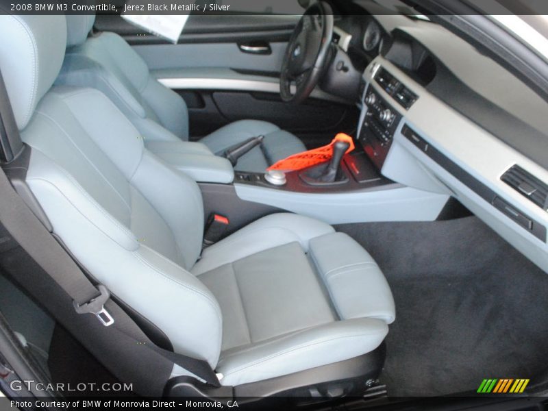 Jerez Black Metallic / Silver 2008 BMW M3 Convertible