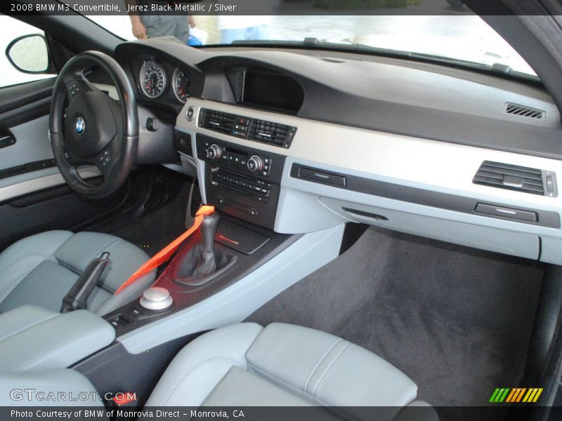 Jerez Black Metallic / Silver 2008 BMW M3 Convertible