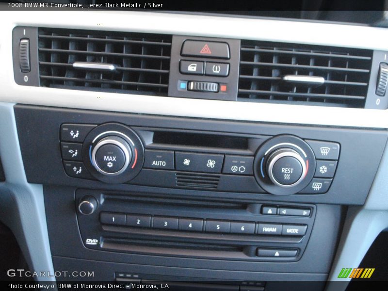 Jerez Black Metallic / Silver 2008 BMW M3 Convertible