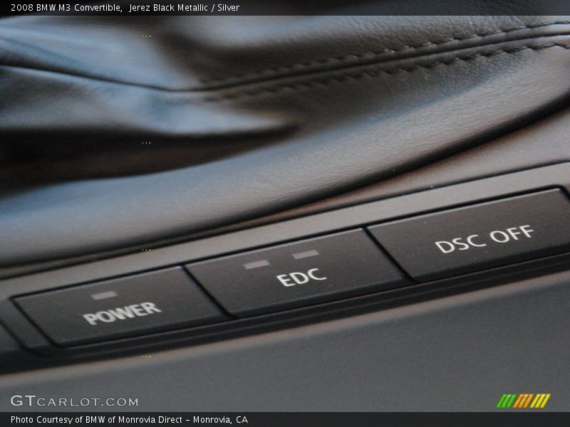 Jerez Black Metallic / Silver 2008 BMW M3 Convertible