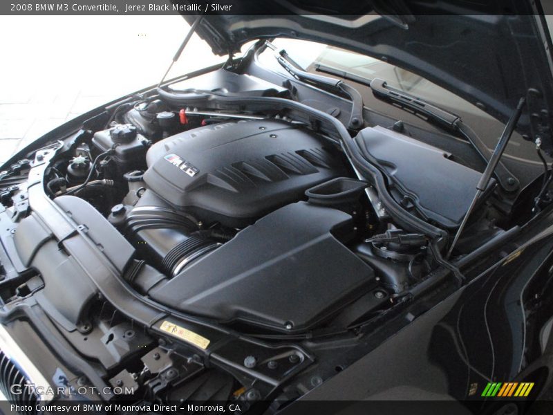 Jerez Black Metallic / Silver 2008 BMW M3 Convertible