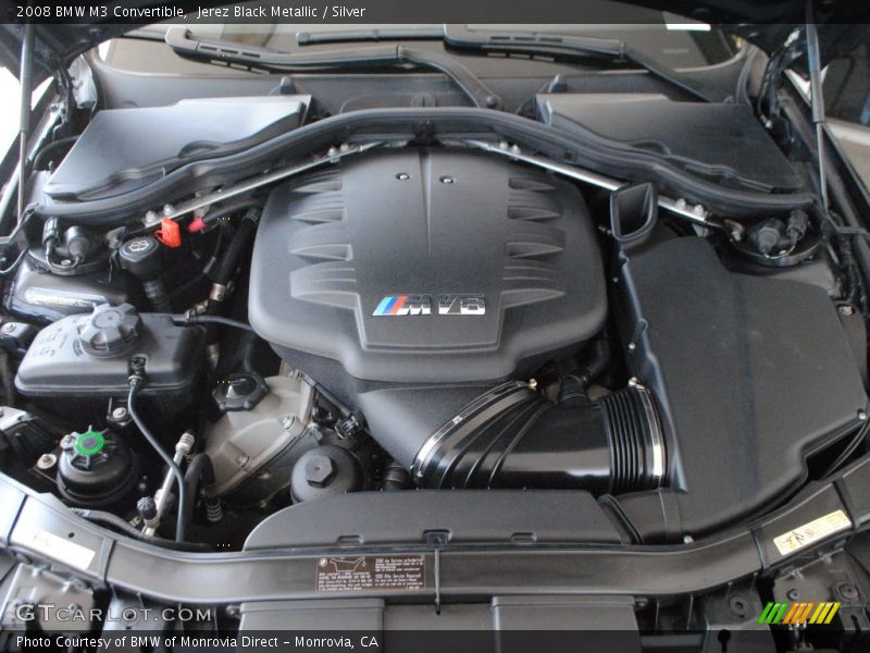 Jerez Black Metallic / Silver 2008 BMW M3 Convertible