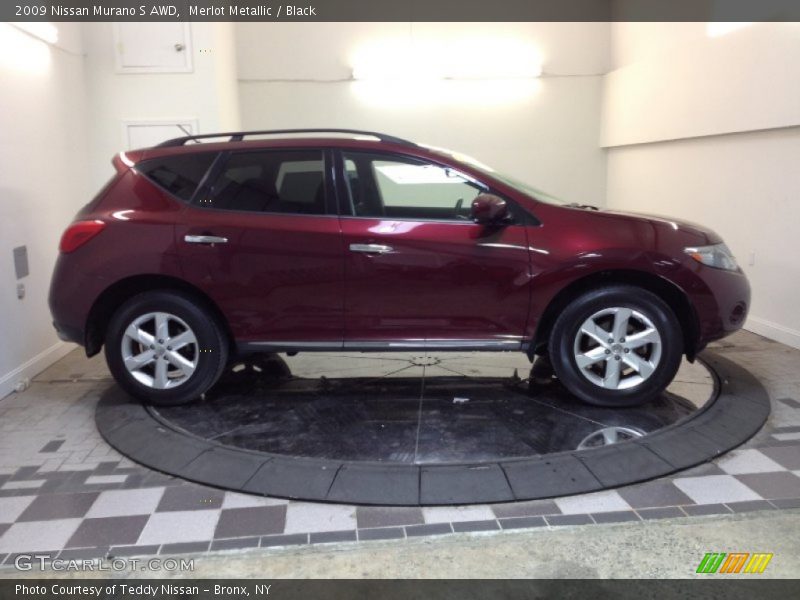 Merlot Metallic / Black 2009 Nissan Murano S AWD