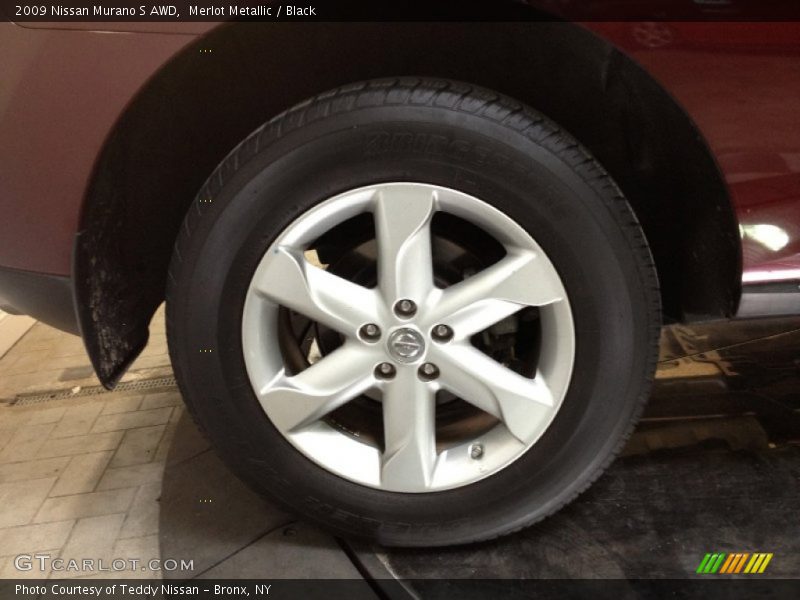 Merlot Metallic / Black 2009 Nissan Murano S AWD