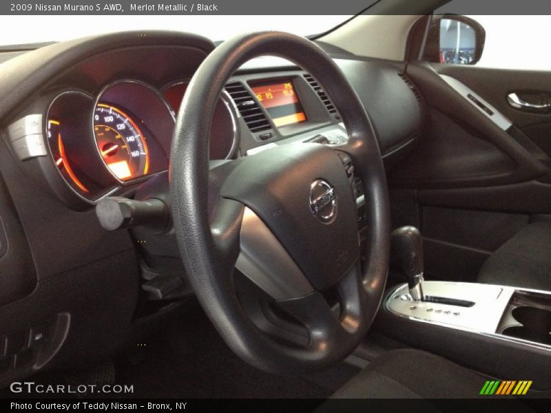Merlot Metallic / Black 2009 Nissan Murano S AWD