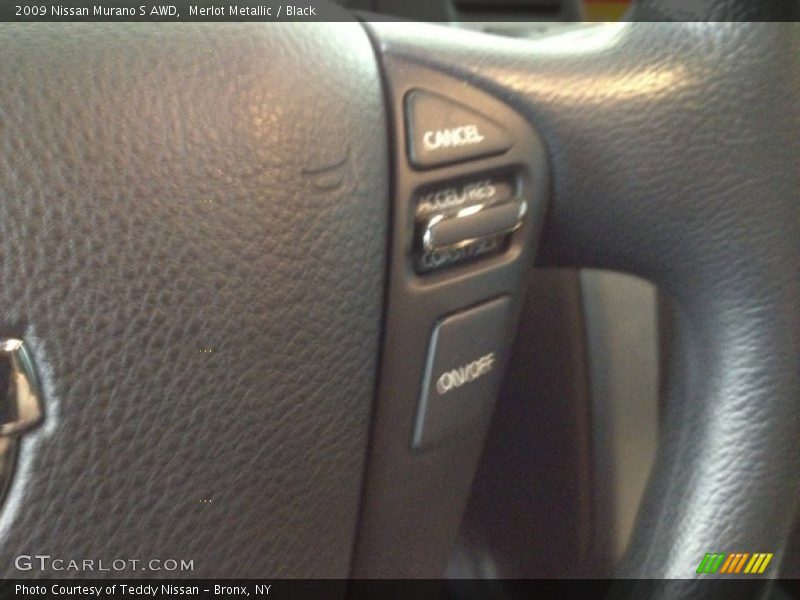 Merlot Metallic / Black 2009 Nissan Murano S AWD