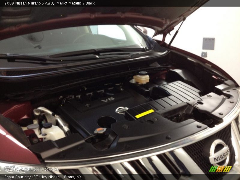Merlot Metallic / Black 2009 Nissan Murano S AWD
