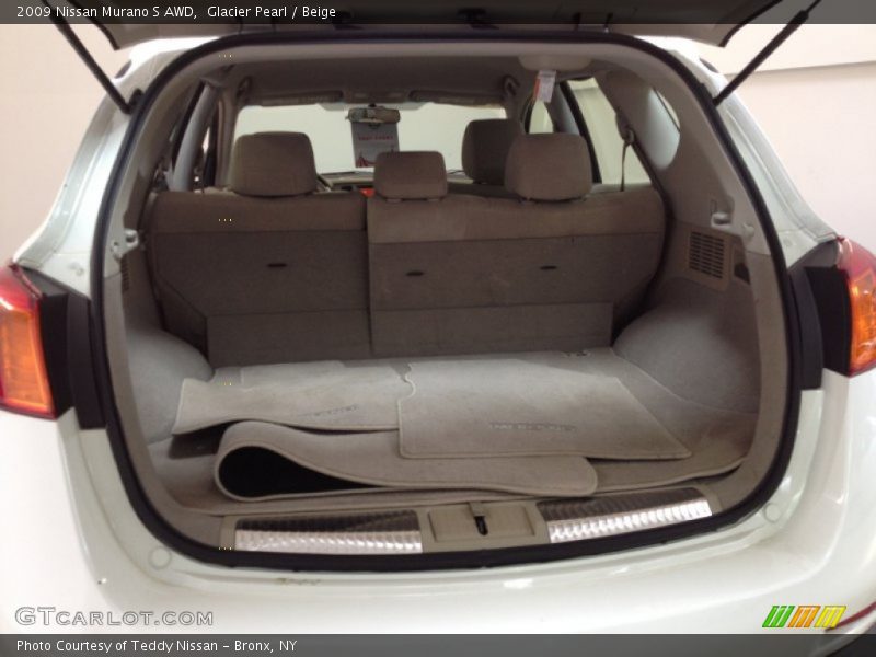 Glacier Pearl / Beige 2009 Nissan Murano S AWD