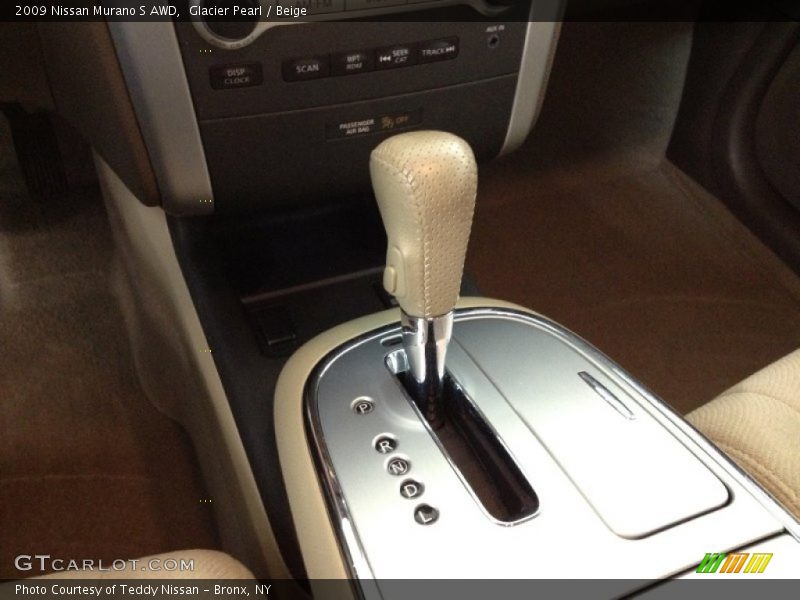 Glacier Pearl / Beige 2009 Nissan Murano S AWD