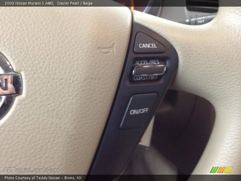 Glacier Pearl / Beige 2009 Nissan Murano S AWD