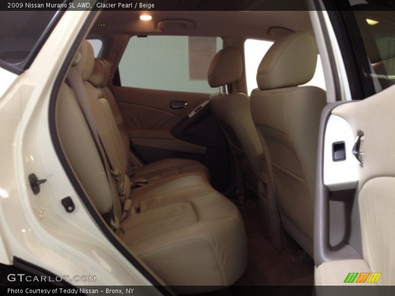 Glacier Pearl / Beige 2009 Nissan Murano SL AWD