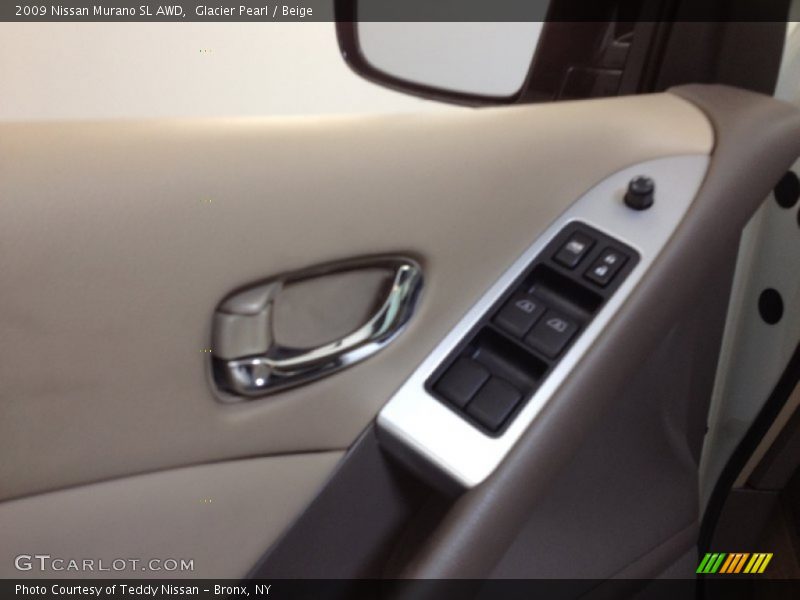 Glacier Pearl / Beige 2009 Nissan Murano SL AWD