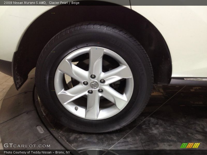 Glacier Pearl / Beige 2009 Nissan Murano S AWD