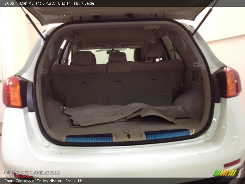 Glacier Pearl / Beige 2009 Nissan Murano S AWD