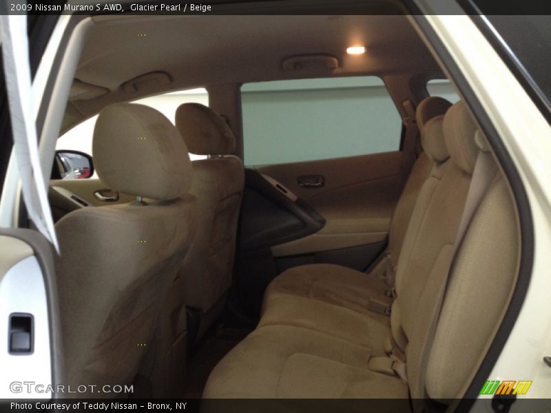 Glacier Pearl / Beige 2009 Nissan Murano S AWD