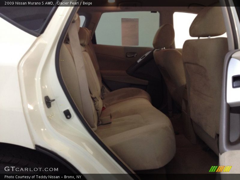 Glacier Pearl / Beige 2009 Nissan Murano S AWD