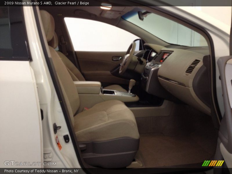 Glacier Pearl / Beige 2009 Nissan Murano S AWD