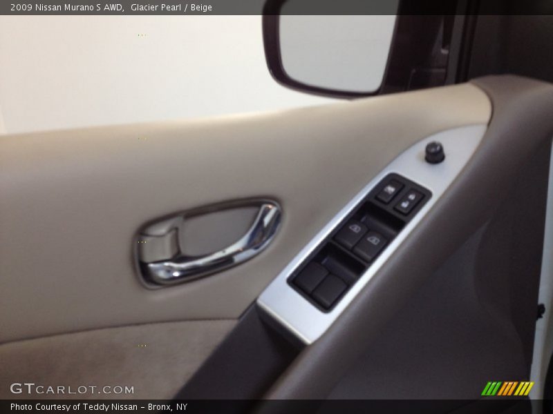 Glacier Pearl / Beige 2009 Nissan Murano S AWD