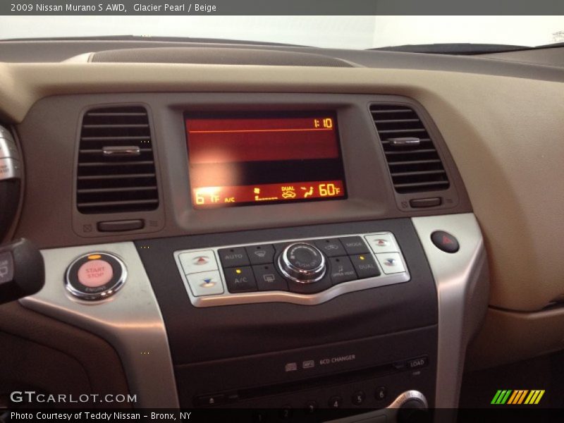 Glacier Pearl / Beige 2009 Nissan Murano S AWD