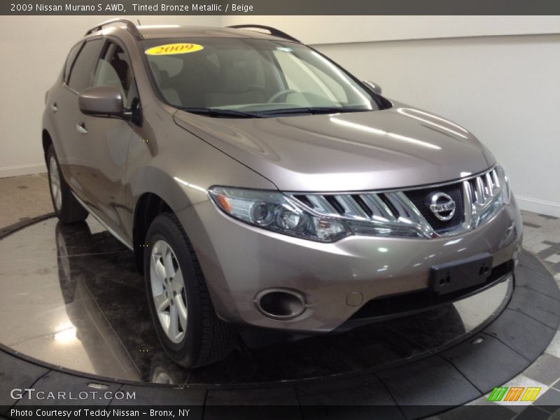 Tinted Bronze Metallic / Beige 2009 Nissan Murano S AWD