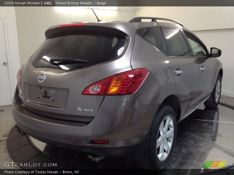 Tinted Bronze Metallic / Beige 2009 Nissan Murano S AWD