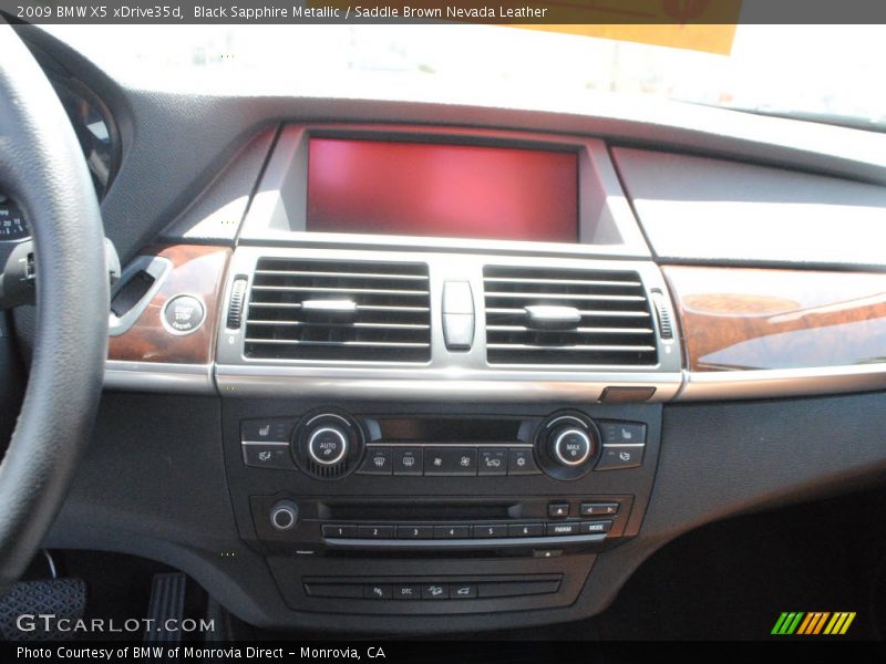Black Sapphire Metallic / Saddle Brown Nevada Leather 2009 BMW X5 xDrive35d