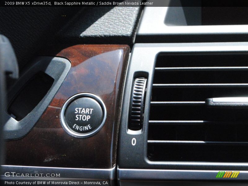 Black Sapphire Metallic / Saddle Brown Nevada Leather 2009 BMW X5 xDrive35d