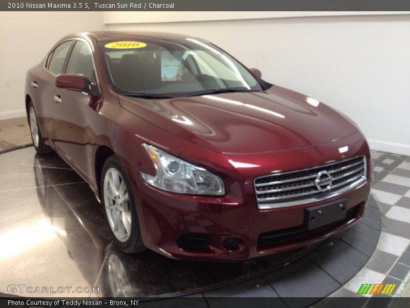 Tuscan Sun Red / Charcoal 2010 Nissan Maxima 3.5 S