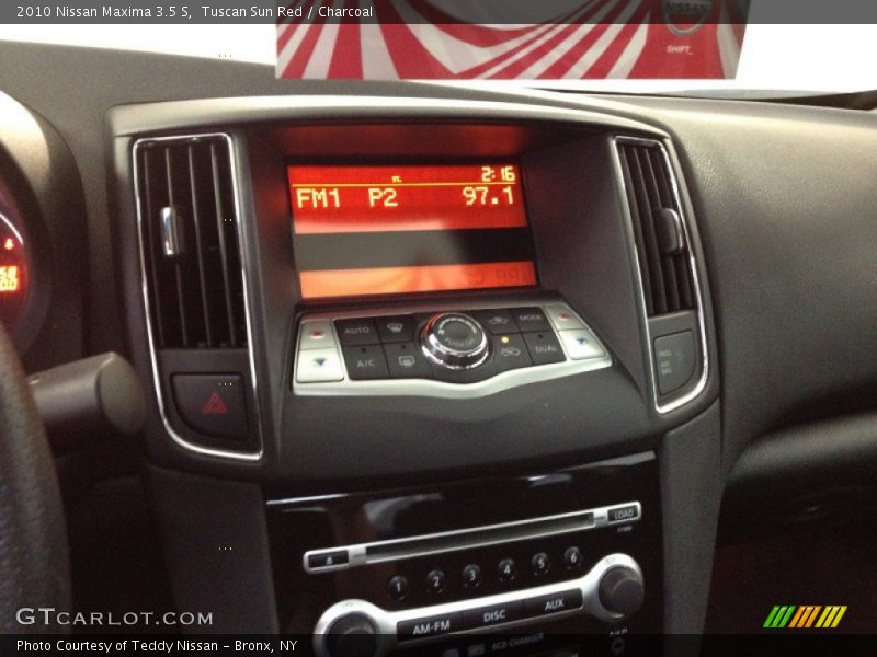 Tuscan Sun Red / Charcoal 2010 Nissan Maxima 3.5 S