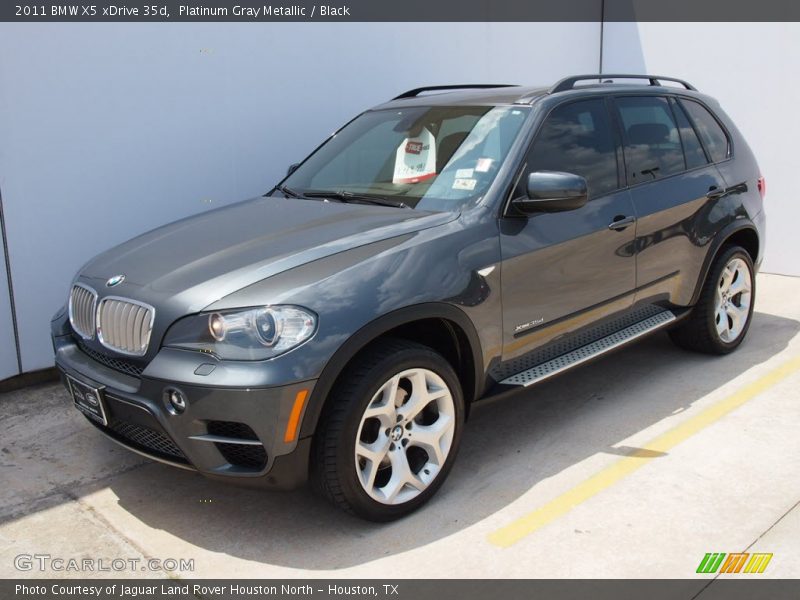 Platinum Gray Metallic / Black 2011 BMW X5 xDrive 35d