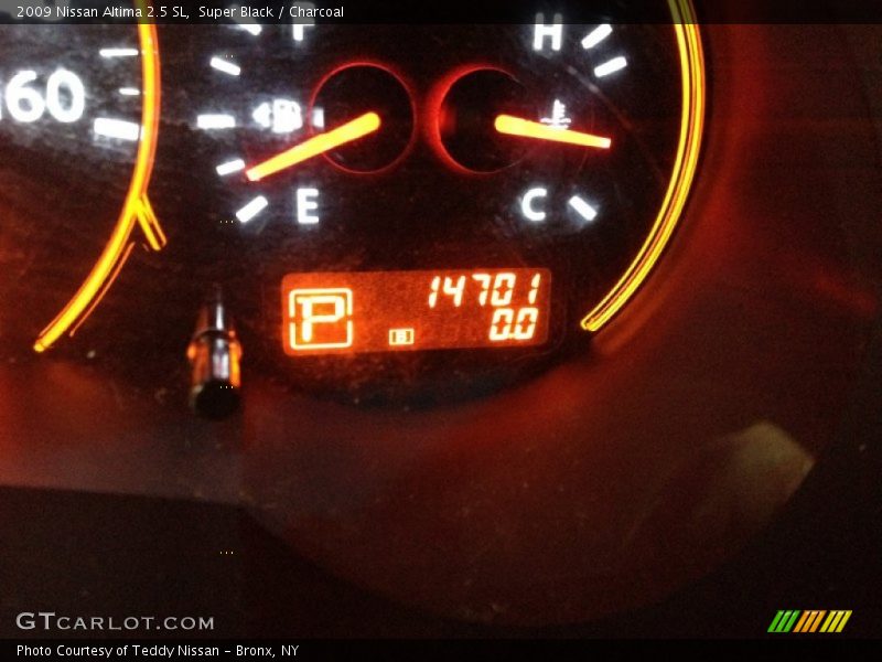 Super Black / Charcoal 2009 Nissan Altima 2.5 SL