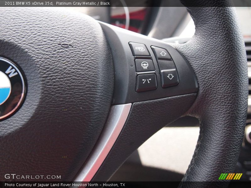 Platinum Gray Metallic / Black 2011 BMW X5 xDrive 35d